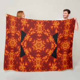 Bohemische Blume 79 Fleecedecke