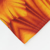 Bohemische Blume 82 Fleecedecke (Ecke)