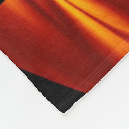 Bohemische Blume 83 Fleecedecke (Ecke)