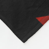 Bohemische Blume 84 Fleecedecke (Ecke)