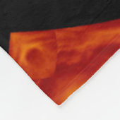 Bohemische Blume 86 Fleecedecke (Ecke)