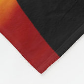 Bohemische Blume 90 Fleecedecke (Ecke)