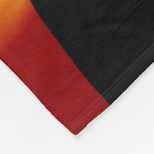 Bohemische Blume 90 Fleecedecke (Ecke)