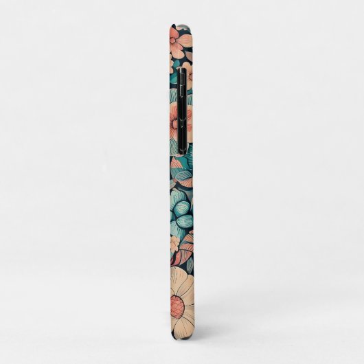 Bohemische Blume Case-Mate iPhone Hülle (Hinten/Links)