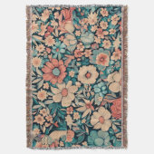 Bohemische Blume Decke (Vorderseite Vertikal)
