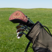 Bohemische Blume des Friedens Golf Headcover (In SItu)