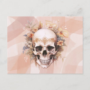 Bohemische Blume Feiertagspostkarte