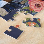 Bohemische Blume FotoCollage Puzzle (Seite)