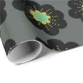 Bohemische Blume Geschenkpapier (Rolleneckpunkt)