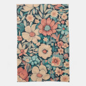 Bohemische Blume Geschirrtuch (Vertikal)