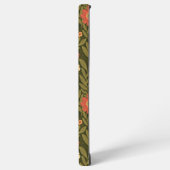 Bohemische Blume in Erdtönen Samsung Galaxy Hülle (Linke Seite)