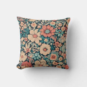 Bohemische Blume Kissen
