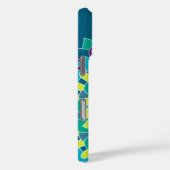 Bohemische Blume mit Monogrammen Case-Mate iPhone Hülle (Rückseite / Rechts)