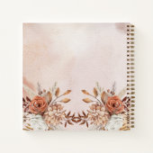 Bohemische Blume Notizblock (Rückseite)