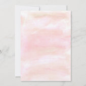 Bohemische Blume Party wie ein Panda Geburtstag Einladung (Rückseite)