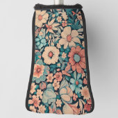 Bohemische Blume Pillow Case Golf Headcover (Rotieren 90)