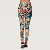 Bohemische Blume Pillow Case Leggings (Rückseite)