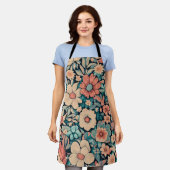 Bohemische Blume Schürze (Getragen)