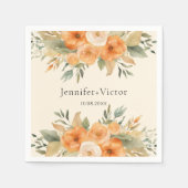 Bohemische Blume Serviette (Vorderseite)