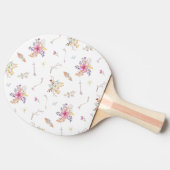 Bohemische Blume und Pfeile Tischtennis Schläger (Seitenansicht)