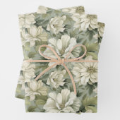 Bohemische Blume von Salbei Geschenkpapier Set (Beispiel)