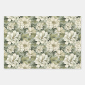 Bohemische Blume von Salbei Geschenkpapier Set (Vorderseite)