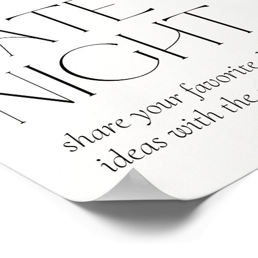 Bohemische Blumen & Federn Poster (Ecke)