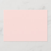 Bohemische Blumenkarte Begleitkarte (Rückseite)