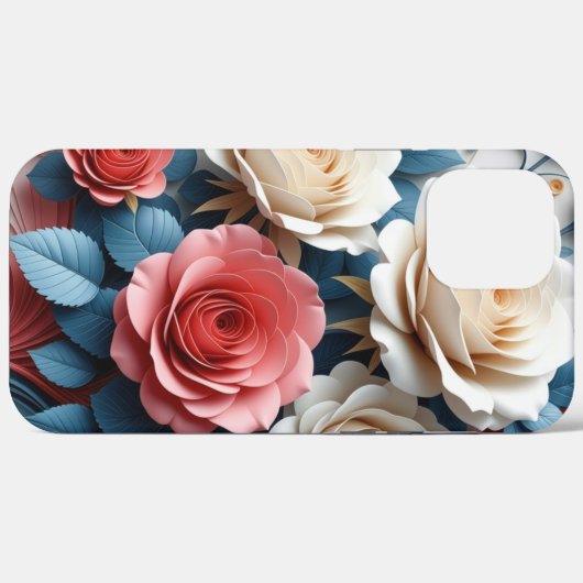 Bohemische Blumenkunst perfekt für Ihre Lieben Case-Mate iPhone Hülle (Rückseite (Horizontal))