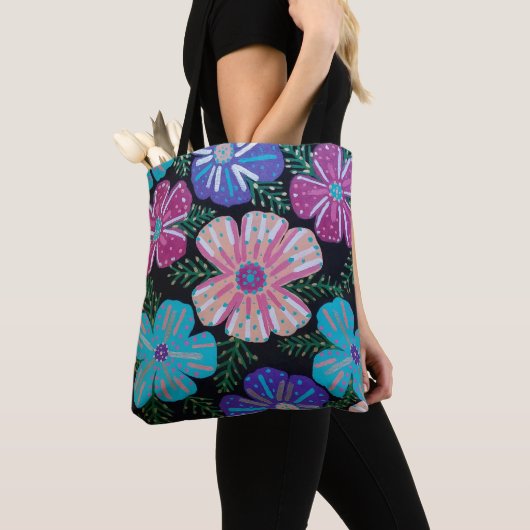Bohemische BlumenPrint Tasche (Von Nahem)
