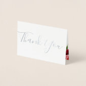 Bohemische Blumenzettel zum Hochzeitsfeiern Foto D Folienkarte (Vorderseite)