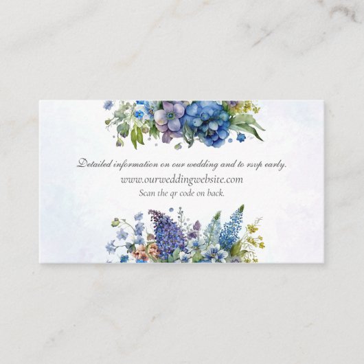 Bohemische Blumenzwiebeln Begleitkarte (Vorderseite)