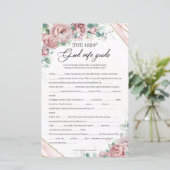 Bohemische Blush-Blume Die gute Ehefrau der 50er J (Stehend Vorderseite)