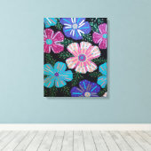 Bohemische Blüte Leinwanddruck (Insitu (Holzboden))