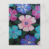 Bohemische Blüte Postkarte (Vorderseite)