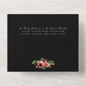 Bohemische Blüten, die alle in einer Einladung hoc (Rückseite)