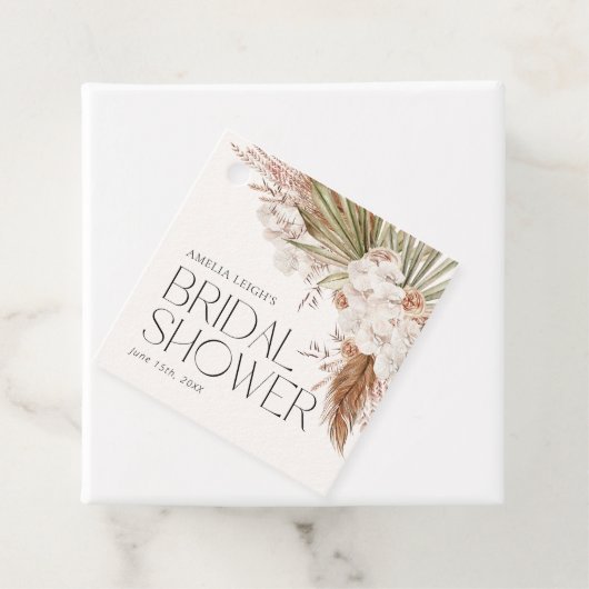Bohemische Blütendusche Geschenkanhänger (Beispiel)
