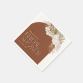 Bohemische Blütendusche Serviette (Ecke)