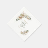 Bohemische Boho Baby Dusche Dekoration Napkins Serviette (Ecke)