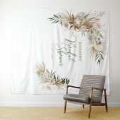 Bohemische Boho Bridal Polterabend Dekoration Tape Wandteppich (Beispiel (Horizontal))