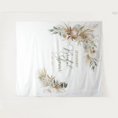 Bohemische Boho Bridal Polterabend Dekoration Tape Wandteppich (Vorderseite (Horizontal))