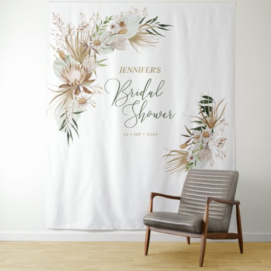 Bohemische Boho Bridal Polterabend Dekoration Tape Wandteppich (Beispiel)