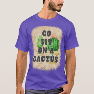 Bohemische Boho Style Sukkulationen Cacti Sprichwo T-Shirt