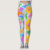 BOHEMISCHE BOHO YOGA PANS LEGGINGS (Vorderseite)