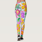 BOHEMISCHE BOHO YOGA PANS LEGGINGS (Rückseite)