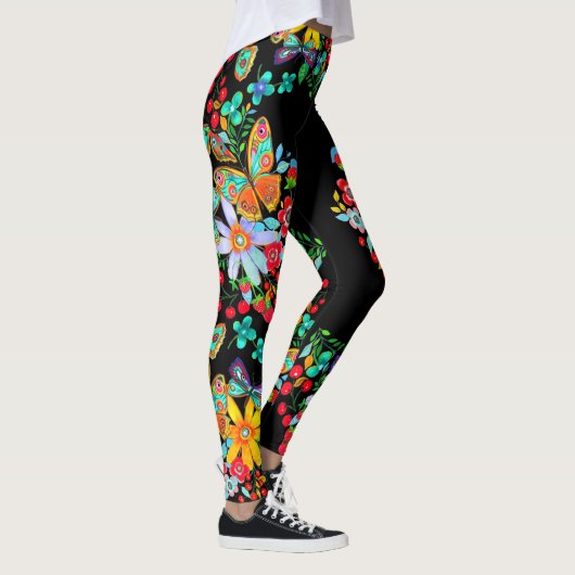 Bohemische Butterfly Leggings (Rechts)