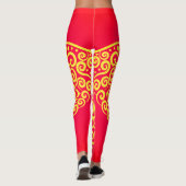 Bohemische Butterfly-Leggings Leggings (Rückseite)