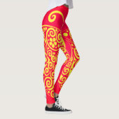 Bohemische Butterfly-Leggings Leggings (Rechts)