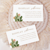 Bohemische Cactus Display Shower Insert