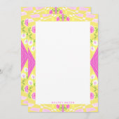 Bohemische Chintz-Illustration Mitteilungskarte (Vorne/Hinten)